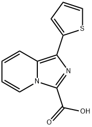 Imidazo[1,5-a]pyridine-3-carboxylic acid, 1-(2-thienyl)- Structural