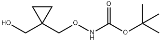 tert-butyl (1-(hydroxymethyl)cyclopropyl)methoxycarbamate Structural
