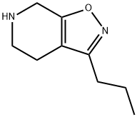 Isoxazolo[5,4-c]pyridine, 4,5,6,7-tetrahydro-3-propyl- Structural
