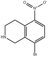Isoquinoline, 8-bromo-1,2,3,4-tetrahydro-5-nitro- Structural