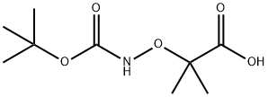 Propanoic acid, 2-[[[(1,1-dimethylethoxy)carbonyl]amino]oxy]-2-methyl- Structural