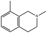 Isoquinoline, 1,2,3,4-tetrahydro-2,8-dimethyl- Structural