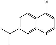 Quinoline, 4-chloro-7-(1-methylethyl)- Structural