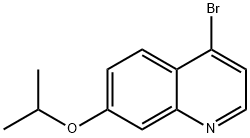 Quinoline, 4-bromo-7-(1-methylethoxy)- Structural