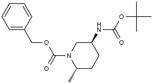 rel-benzyl (2R,5R)-5-((tert-butoxycarbonyl)amino)-2-methylpiperidine-1-carboxylate Structural