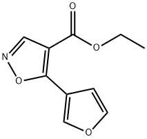 ethyl 5-(furan-3-yl)-1,2-oxazole-4-carboxylate Structural