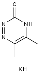 potassium dimethyl-1,2,4-triazin-3-olate Structural
