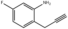 Benzenamine, 5-fluoro-2-(2-propyn-1-yl)- Structural