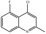 Quinoline, 4-chloro-5-fluoro-2-methyl- Structural