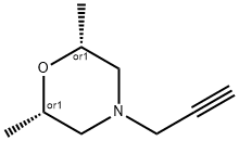 Morpholine, 2,6-dimethyl-4-(2-propyn-1-yl)-,(2R,6S)-rel- Structural