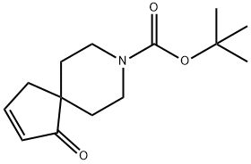 8-?Azaspiro[4.5]?dec-?2-?ene-?8-?carboxylic acid, 1-?oxo-?, 1,?1-?dimethylethyl ester Structural