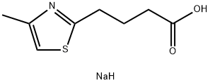 sodium 4-(4-methyl-1,3-thiazol-2-yl)butanoate Structural