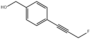 Benzenemethanol, 4-(3-fluoro-1-propyn-1-yl)- Structural