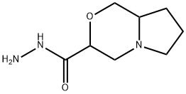 hexahydro-1H-pyrrolo[2,1-c]morpholine-3-carbohydrazide Structural