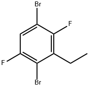 Benzene, 1,4-dibromo-3-ethyl-2,5-difluoro- Structural