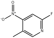 Pyridine, 2-fluoro-5-methyl-4-nitro- Structural