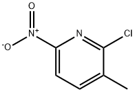 Pyridine, 2-chloro-3-methyl-6-nitro- Structural