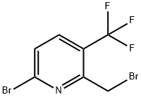 Pyridine, 6-bromo-2-(bromomethyl)-3-(trifluoromethyl)- Structural