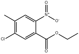 Benzoic acid, 5-chloro-4-methyl-2-nitro-, ethyl ester Structural