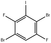 Benzene, 1,4-dibromo-2,5-difluoro-3-iodo- Structural