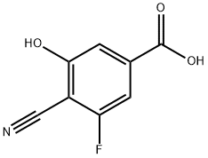 Benzoic acid, 4-cyano-3-fluoro-5-hydroxy- Structural