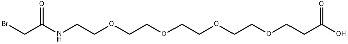 Bromoacetamido-PEG4-Acid