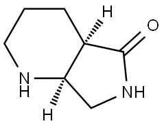 rac-(4aR,7aS)-octahydro-1H-pyrrolo[3,4-b]pyridin-5-one, cis Structural