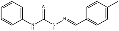 Hydrazinecarbothioamide, 2-[(4-methylphenyl)methylene]-N-phenyl-, (2E)- Structural