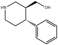 rac-[(3R,4S)-4-phenylpiperidin-3-yl]methanol, trans Structural