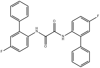 N1,?N2-?bis(5-?fluoro[1,?1'-?biphenyl]?-?2-?yl)?- Ethanediamide Structural