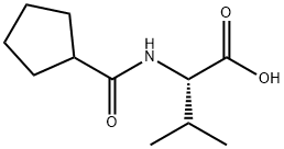L-Valine, N-(cyclopentylcarbonyl)- Structural