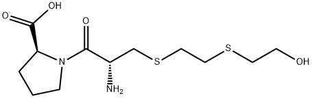L-Proline, S-[2-[(2-hydroxyethyl)thio]ethyl]-L-cysteinyl- Structural