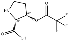 D-Proline, 3-[(2,2,2-trifluoroacetyl)oxy]-, (3S)-rel- Structural
