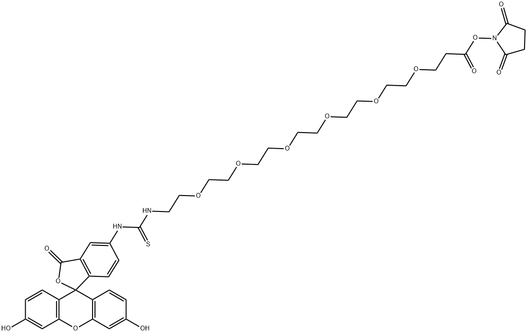 Fluorescein-PEG6-NHS ester