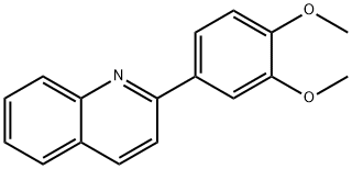 Quinoline, 2-(3,4-dimethoxyphenyl)- Structural