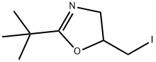 Oxazole, 2-(1,1-dimethylethyl)-4,5-dihydro-5-(iodomethyl)- Structural