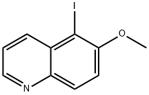 Quinoline, 5-iodo-6-methoxy- Structural