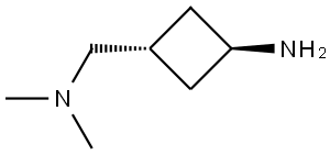Cyclobutanemethanamine, 3-amino-N,N-dimethyl-, trans- Structural