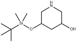 3-Piperidinol, 5-[[(1,1-dimethylethyl)dimethylsilyl]oxy]-