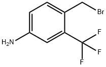 Benzenamine, 4-(bromomethyl)-3-(trifluoromethyl)- Structural
