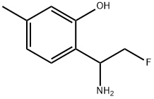 Phenol, 2-(1-amino-2-fluoroethyl)-5-methyl- Structural