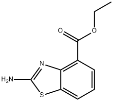 ethyl 2-amino-1,3-benzothiazole-4-carboxylate Structural