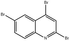 Quinoline, 2,4,6-tribromo- Structural