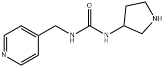 Urea, N-(4-pyridinylmethyl)-N'-3-pyrrolidinyl- Structural
