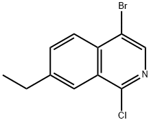Isoquinoline, 4-bromo-1-chloro-7-ethyl- Structural