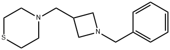 Thiomorpholine, 4-[[1-(phenylmethyl)-3-azetidinyl]methyl]- Structural