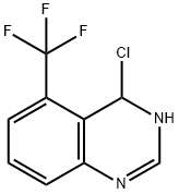 Quinazoline, 4-chloro-3,4-dihydro-5-(trifluoromethyl)- Structural