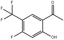 Ethanone, 1-[4-fluoro-2-hydroxy-5-(trifluoromethyl)phenyl]- Structural
