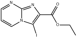 Imidazo[1,2-a]pyrimidine-2-carboxylic acid, 3-iodo-, ethyl ester Structural