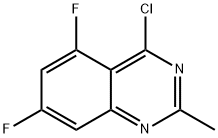 Quinazoline, 4-chloro-5,7-difluoro-2-methyl- Structural